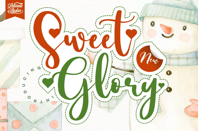 Sweet Glory Font Letterena Studios 