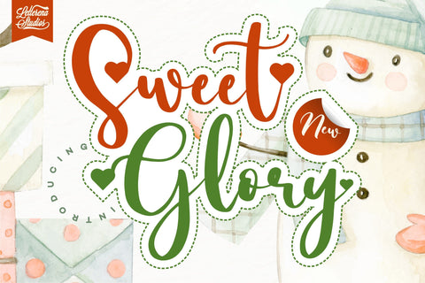 Sweet Glory Font Letterena Studios 