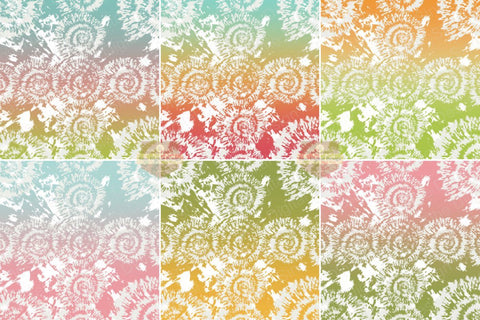 Sweet Gradient Tie Dye Texture Digital Papers Backgrounds Digital Pattern SineDigitalDesign 