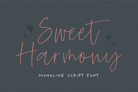 Sweet Harmony Font Font Balpirick 