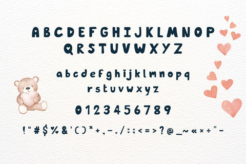 Sweet Heart - Cute Display Font Font ChiraaDesign 