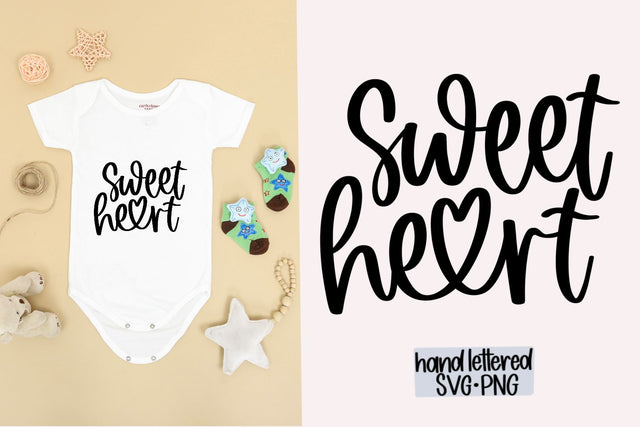 Sweet heart SVG, Hand Lettered SVG SVG AnitaAlyiaLettering 