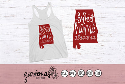 Sweet Home Alabama SVG Gardenias Art Shop 