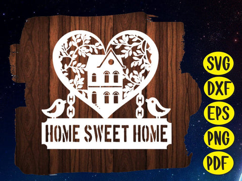 Sweet Home Bird Paper cut SVG Johan Ru designs 