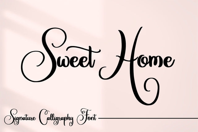 Sweet Home Font Abo Daniel Studio 
