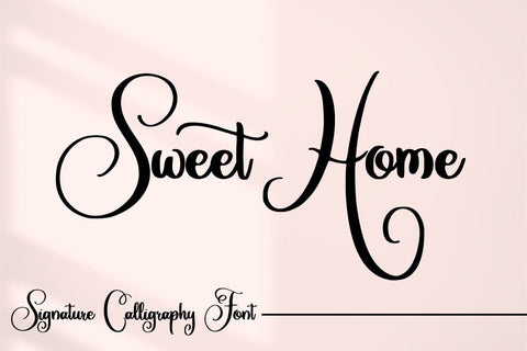 Sweet Home Font Abo Daniel Studio 