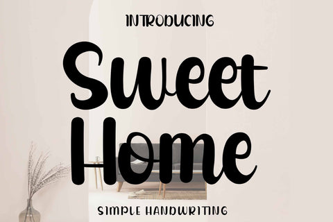 Sweet Home Font LetterdayStudio 
