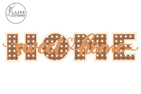 Sweet Home Signs Bundle Multilayer Cut Template, Mandala, Sign SVG, 3D Designs, Mini Design Bundles SVG LaserCutano 