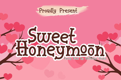 Sweet Honeymoon Font Willetter Studio 