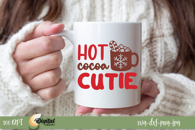 Sweet Hot Cocoa SVG. Hot Cocoa Mug SVG Design. SVG Evgenyia Guschina 