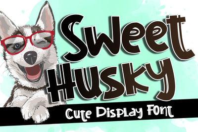 SWEET HUSKY Font Letterara 