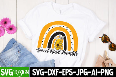 Sweet KInd Humble SVG Cut File , Bee SVG Cut File SVG BlackCatsMedia 