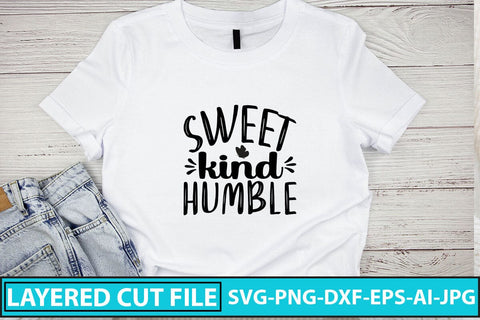 Sweet Kind Humble SVG Cut File SVG Syaman 