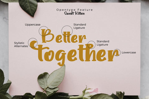 Sweet Kitten Font yumnatype 