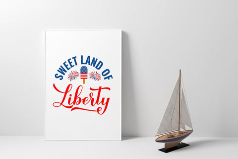 Sweet land of liberty. Funny patriotic quote. 4th of July SVG SVG LaBelezoka 