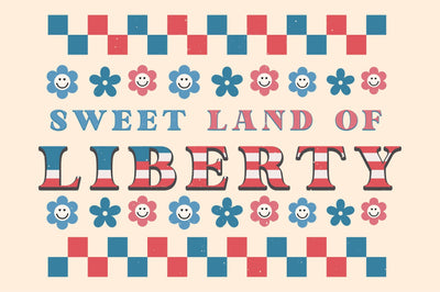 Sweet Land Of Liberty PNG Design Sublimation Rupkotha 