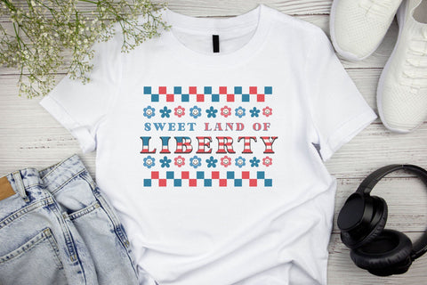Sweet Land Of Liberty PNG Design Sublimation Rupkotha 