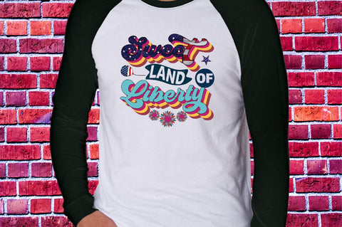 Sweet Land of Liberty Sublimation SVGArt 