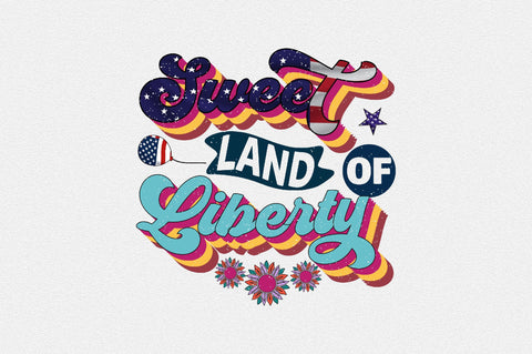 Sweet Land of Liberty Sublimation SVGArt 