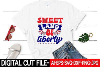 Sweet Land Of Liberty SVG Blessedprint 