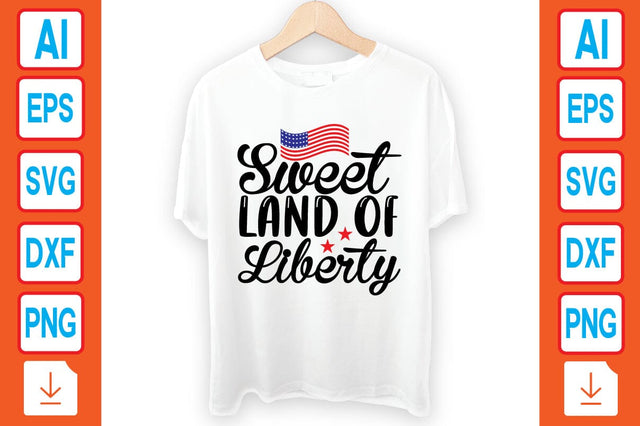 Sweet Land of Liberty SVG Craftlabsvg24 