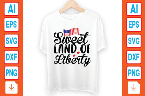 Sweet Land of Liberty SVG Craftlabsvg24 