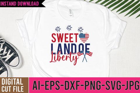 Sweet Land of Liberty SVG Cut File SVG BlackCatsMedia 