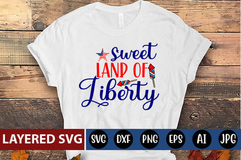sweet land of liberty SVG cut file SVG Blessedprint 