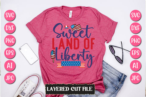 Sweet Land Of Liberty SVG Cut File SVG Newmockups 