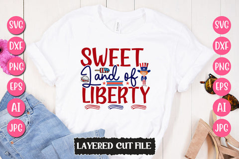 Sweet Land Of Liberty SVG Cut File SVG Newmockups 