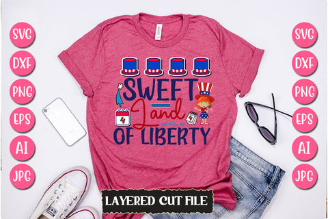 Sweet Land Of Liberty SVG Cut File SVG Newmockups 