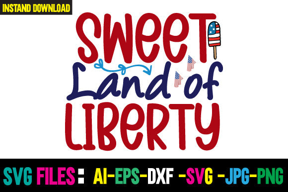 Sweet Land of Liberty SVG Cut File SVG Newmockups 