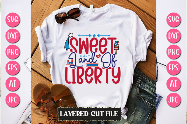 Sweet Land of Liberty SVG Cut File SVG Newmockups 