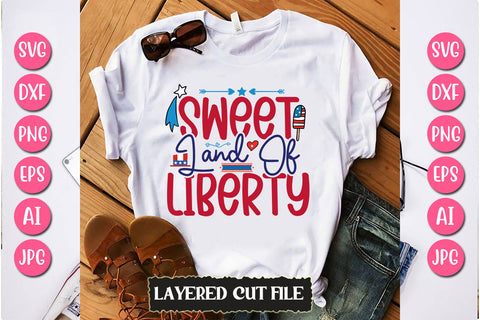Sweet Land of Liberty SVG Cut File SVG Newmockups 