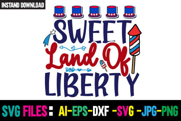 Sweet Land Of Liberty SVG Cut File SVG Newmockups 