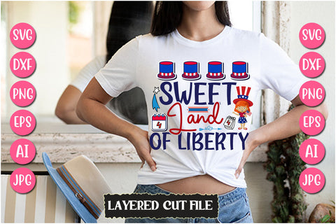 Sweet Land Of Liberty SVG Cut File SVG Newmockups 
