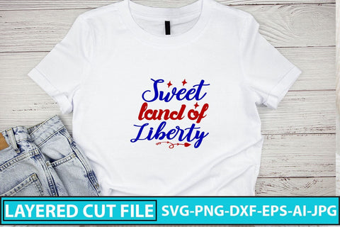 Sweet Land Of Liberty SVG Cut File SVG Syaman 