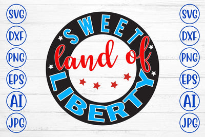 Sweet Land Of Liberty SVG Design SVG Syaman 