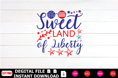 Sweet Land of Liberty SVG Shahin alam 
