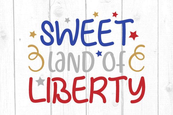 Sweet Land Of Liberty Svg SVG cricutfilesmg 