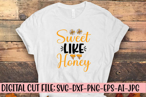 Sweet Like Honey SVG Cut File SVG Syaman 