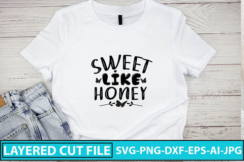Sweet Like Honey SVG Cut File SVG Syaman 