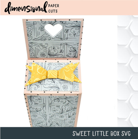 Sweet Little Box 3D Paper Dimensional Paper Cuts LLC 