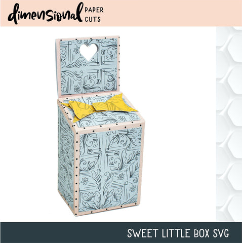 Sweet Little Box 3D Paper Dimensional Paper Cuts LLC 