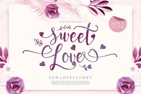 Sweet Love Font Hans Co 