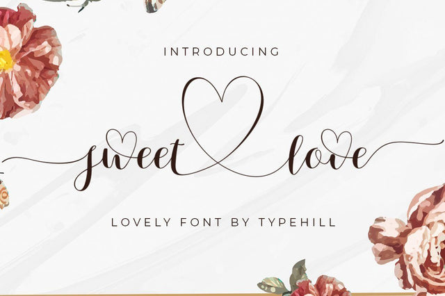 Sweet Love Font Poen1983 