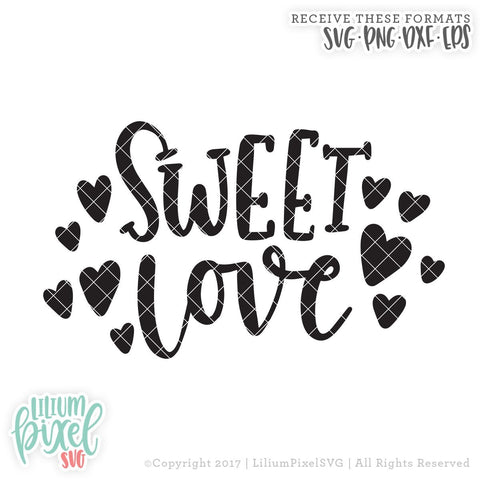 Sweet Love SVG Lilium Pixel SVG 