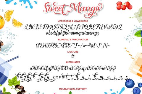 Sweet Mango Font love script 