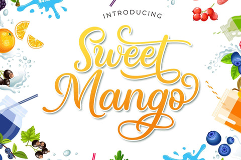 Sweet Mango Font love script 