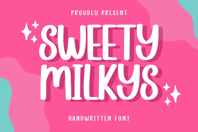 Sweet Milkys - Cute Handwritten Font Font Masyafi Studio 